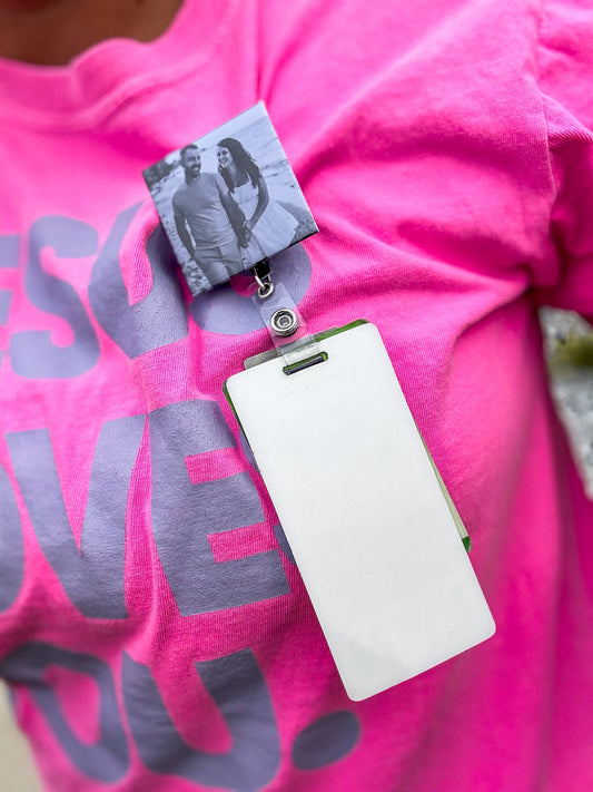 Personalized Photo Badge Reel