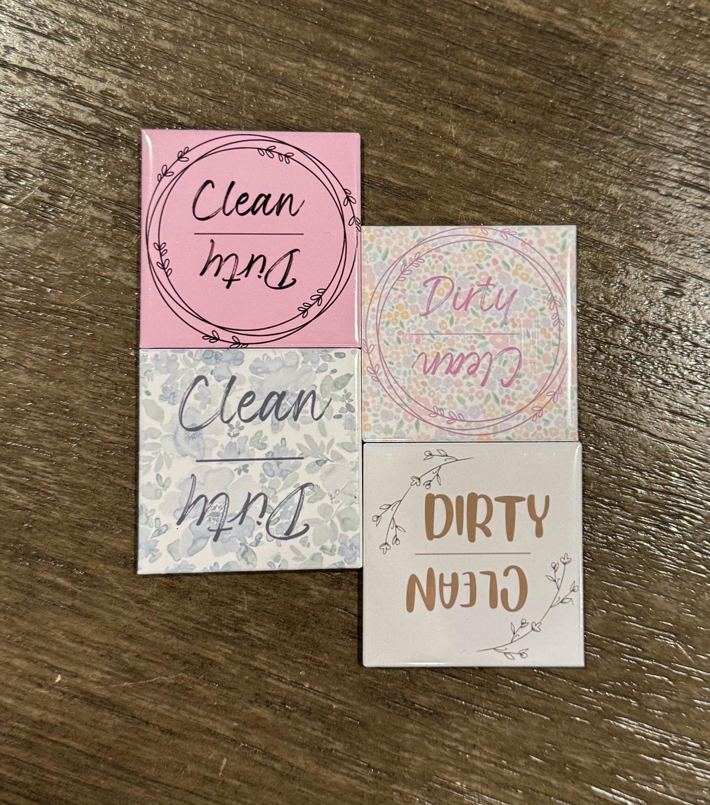 2x2 Dishwasher Dirty Clean Magnet