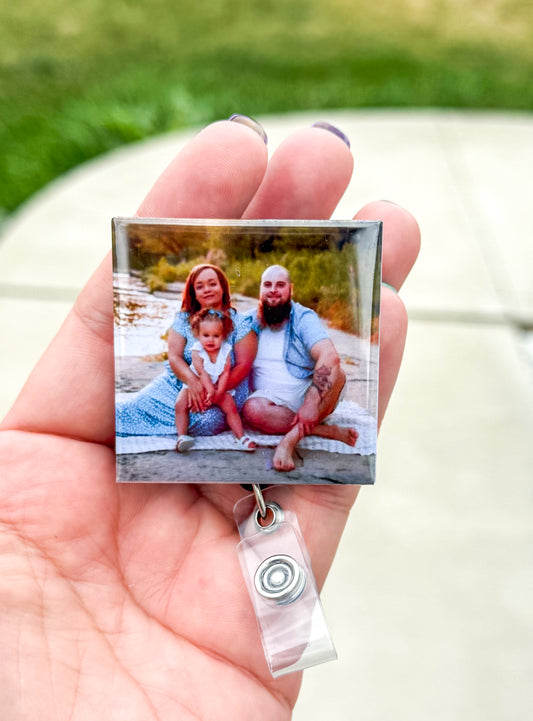 Personalized Photo Badge Reel